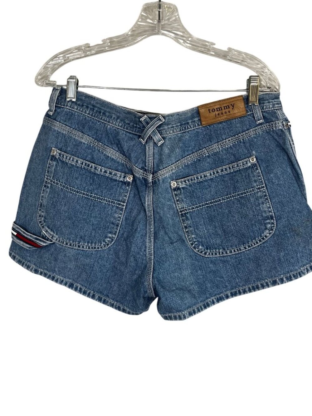 Vintage Denim Jean Shorts Blue 13 Carpenter Western Summer Utility Retro Cowgirl